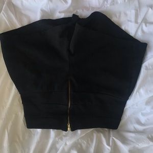 BLACK FASHION NOVA HIGH WAISTED SHORTS